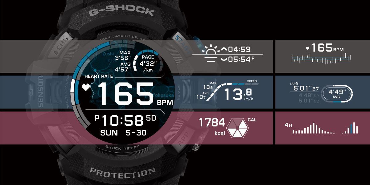 G-SHOCK G-SQUAD PRO「GSW-H1000」