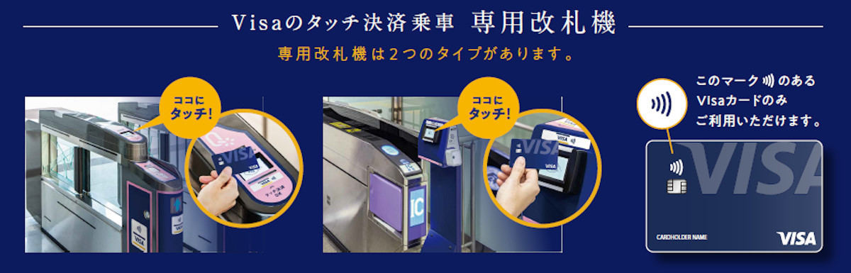 南海電鉄、Visaのタッチ決済による専用改札機利用法