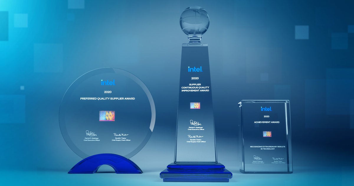Intelが2020年の優秀な資材 サービス供給企業を表彰 日本勢は2社が受賞 Tech