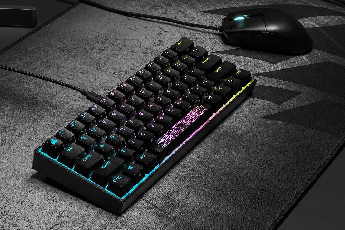 CORSAIR、同社初の60%ゲーミングキーボード「K65 RGB MINI」 | マイ