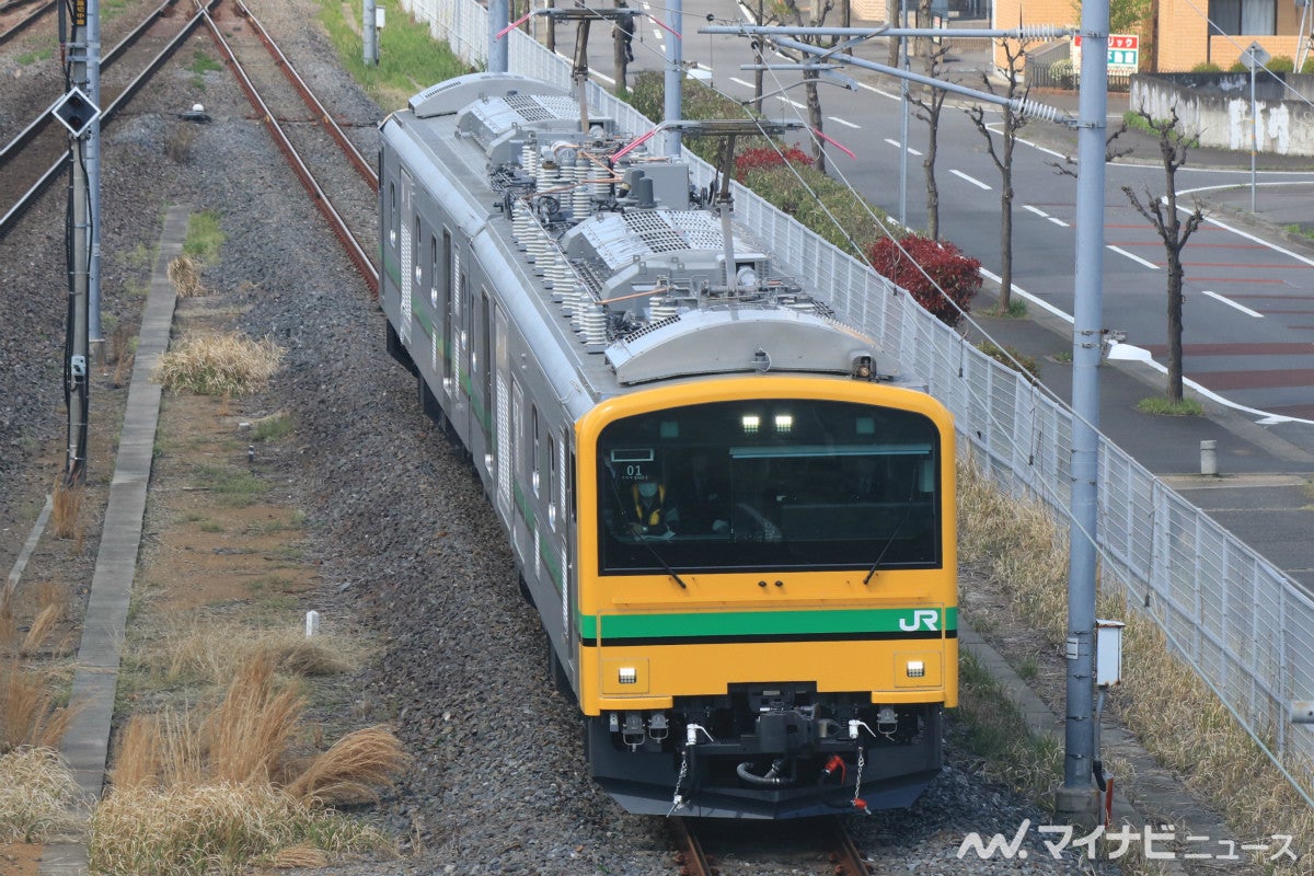 Jræ±æ—¥æœ¬ æ–°åž‹è»Šä¸¡e493ç³»ãŒå¸¸ç£ç·šã§è©¦é‹è»¢ Gv E197ç³»ã¯é«˜å´Žã« ãƒžã‚¤ãƒŠãƒ