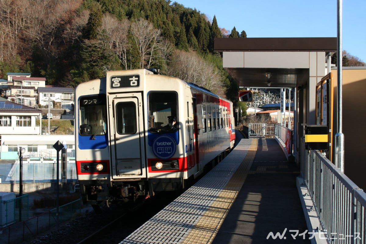 三陸鉄道リアス線新田老駅 - 三陸復興の一環で開業した新駅を