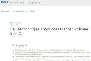 VMware、独立した上場企業に - Dellがスピンオフ