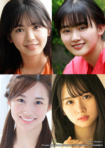 乃木坂46・櫻坂46・日向坂46の8人が、春のグラビア祭り後半戦