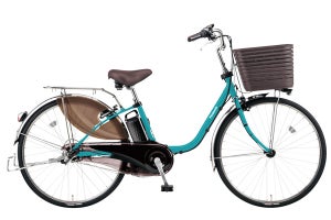 パナソニック、街乗り電動アシスト自転車「ビビ・DX」に限定のイエロー&ブルー
