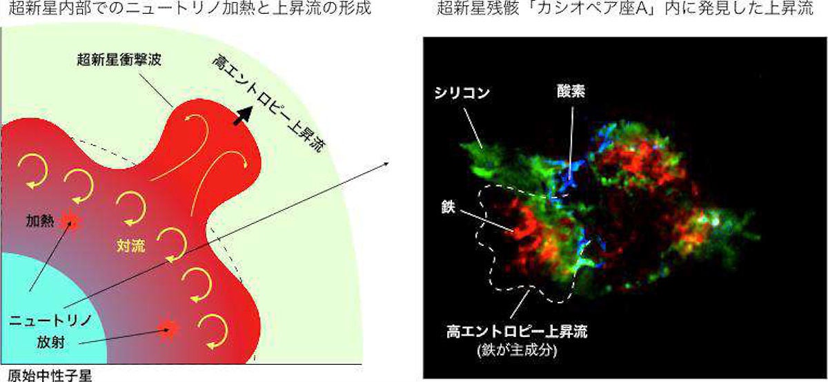 理研など 重力崩壊型超新星を発生させる ニュートリノ加熱 の証拠を発見 Tech