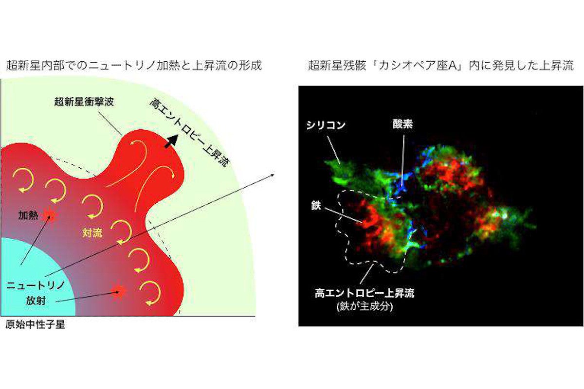 理研など 重力崩壊型超新星を発生させる ニュートリノ加熱 の証拠を発見 Tech