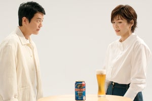唐沢寿明×吉瀬美智子、キリンビール新CMで共演　自然な演技に注目