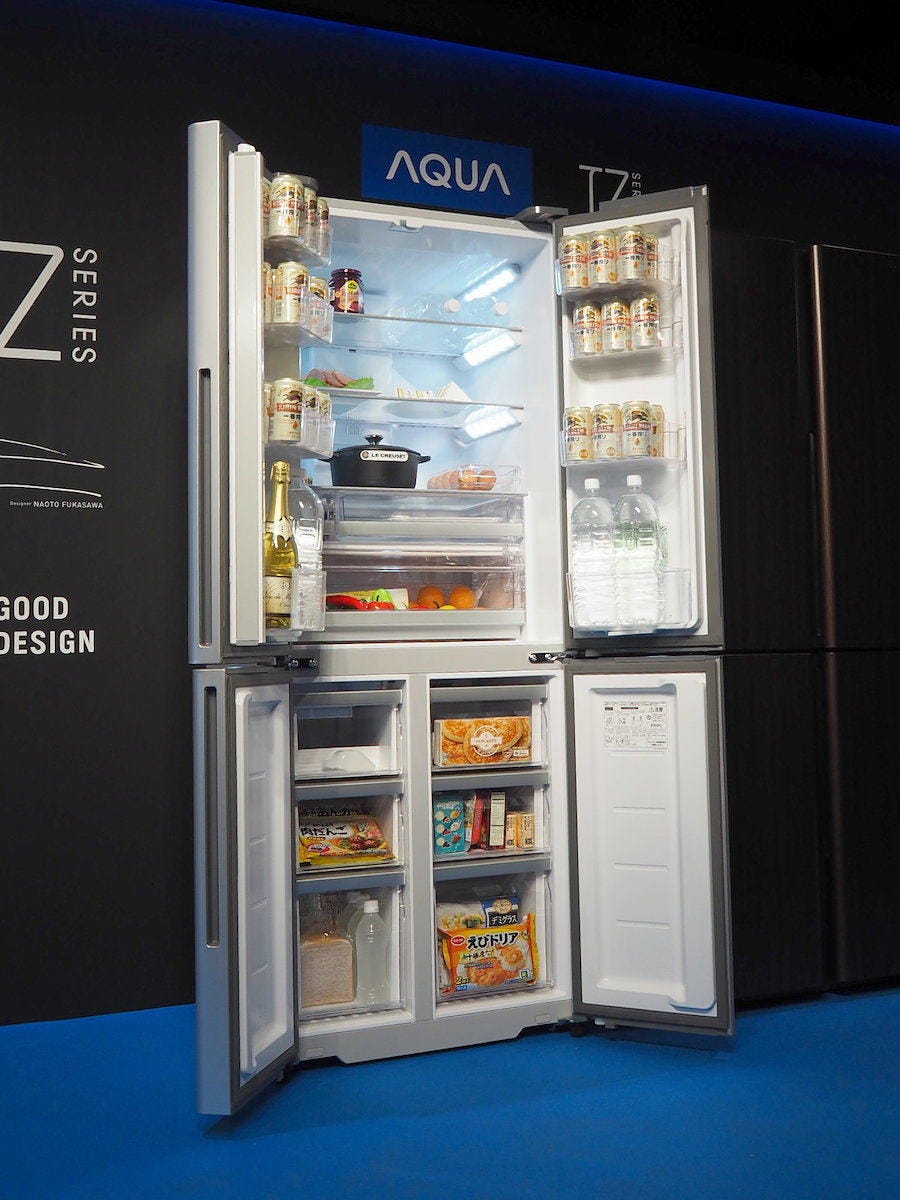 アクアのスタイリッシュな世界基準デザインの冷蔵庫、使い勝手はどう 