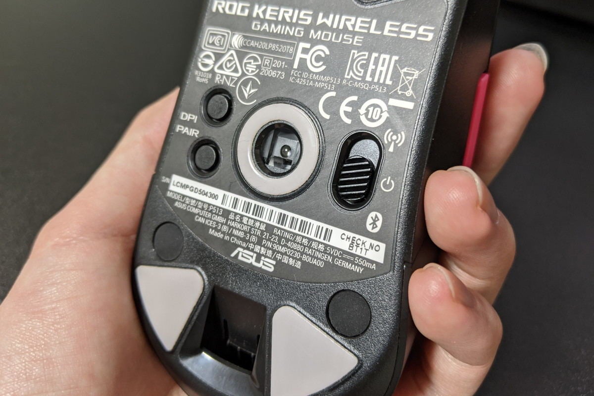 低価得価】 P513 ROG KERIS WIRELESS 超軽量 79g ワイヤレス充電 BOXnz