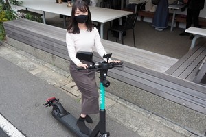 車道を走れる×ヘルメットいらず!? - 電動キックボード「LUUP」が都内でスタート