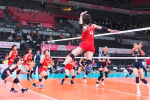 バレーボール女子日本代表、強豪中国と国際親善試合で敗れる