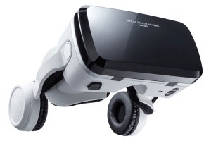 サンワ、ヘッドホンとBluetoothコントローラーを搭載したスマホ装着式VRゴーグル