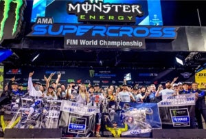 ヤマハ発動機、AMAスーパークロス選手権250SXにてダブルチャンピオン獲得
