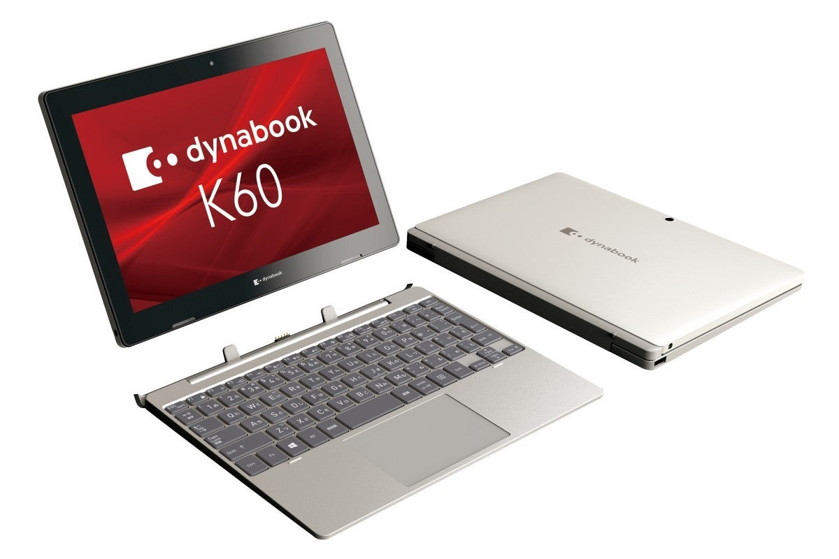 Dynabook、デタッチャブル式の10.1型モバイル2in1「dynabook K60・K50