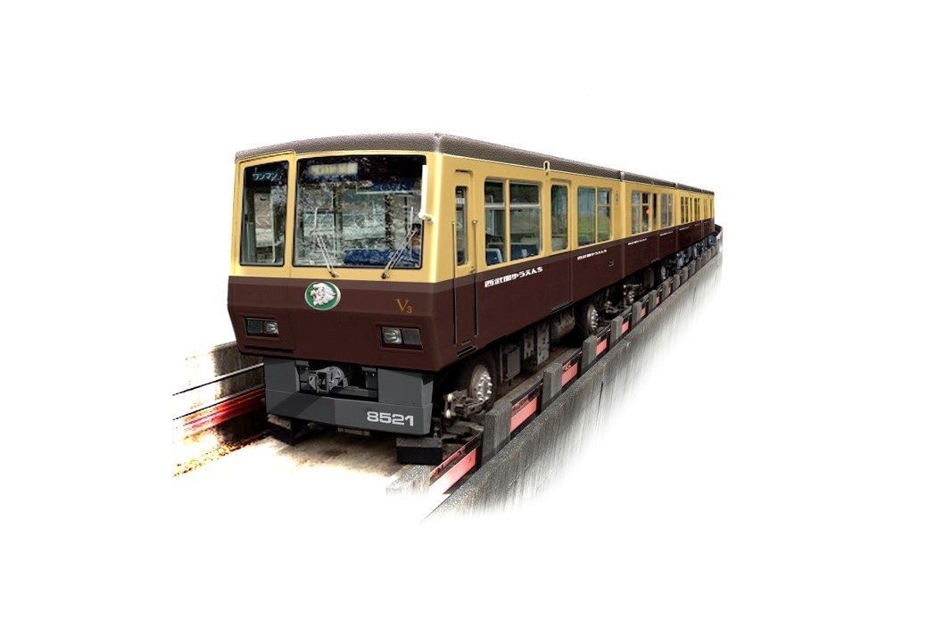 西武鉄道、山口線で1960年代のカラー再現したラッピング電車を