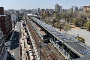 東京メトロ千代田線北綾瀬駅の太陽光発電システムを増設、5/16稼働