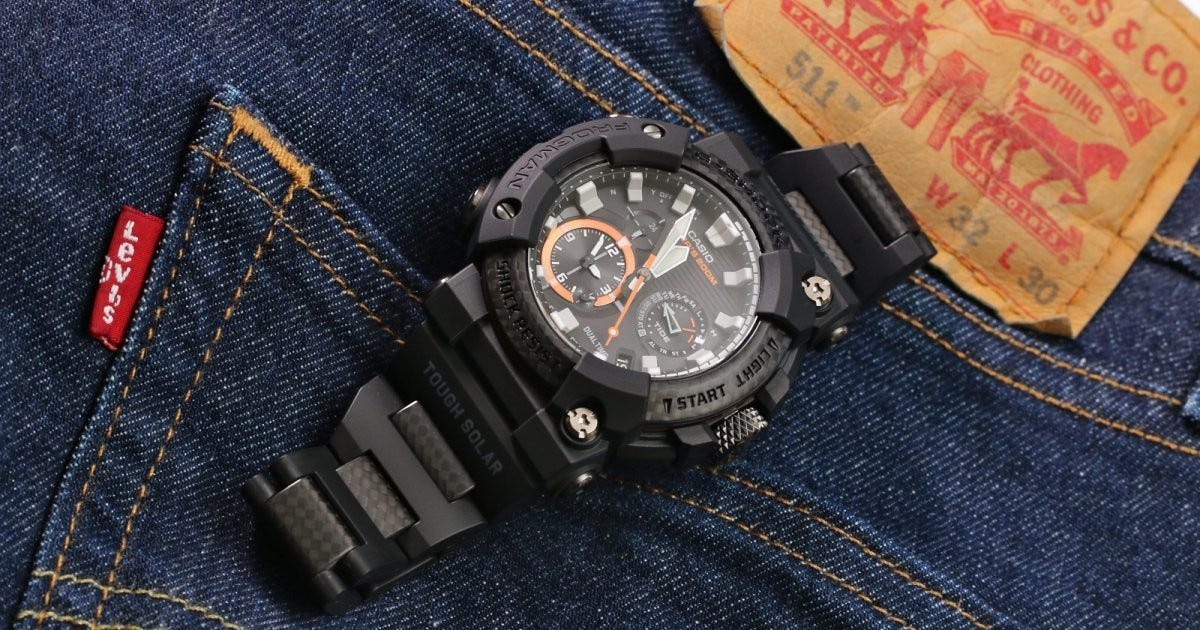 G-SHOCK新作を写真で - 新規設計てんこ盛り！ カーボンのFROGMAN「GWF