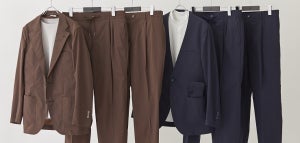スーツセレクト、脱着式の衿で2通りの着こなしが可能な「RBCワークスーツ」発売