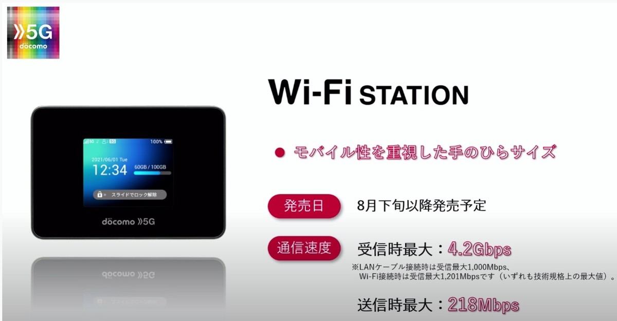 NTTドコモ】 Wi-Fi STATION SH-52B - PC周辺機器