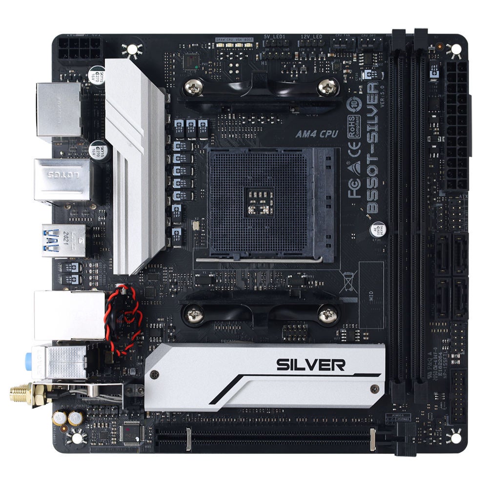 BIOSTAR、AMD B550チップ搭載マザーボード「B550T-SILVER」「B550MX/E