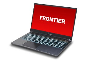 FRONTIER、GeForce RTX 3070 Laptop搭載の15.6型ゲーミングノートPC