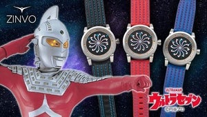 『ウルトラセブン』ZINVOコラボ腕時計が登場、アイスラッガーが秒針に