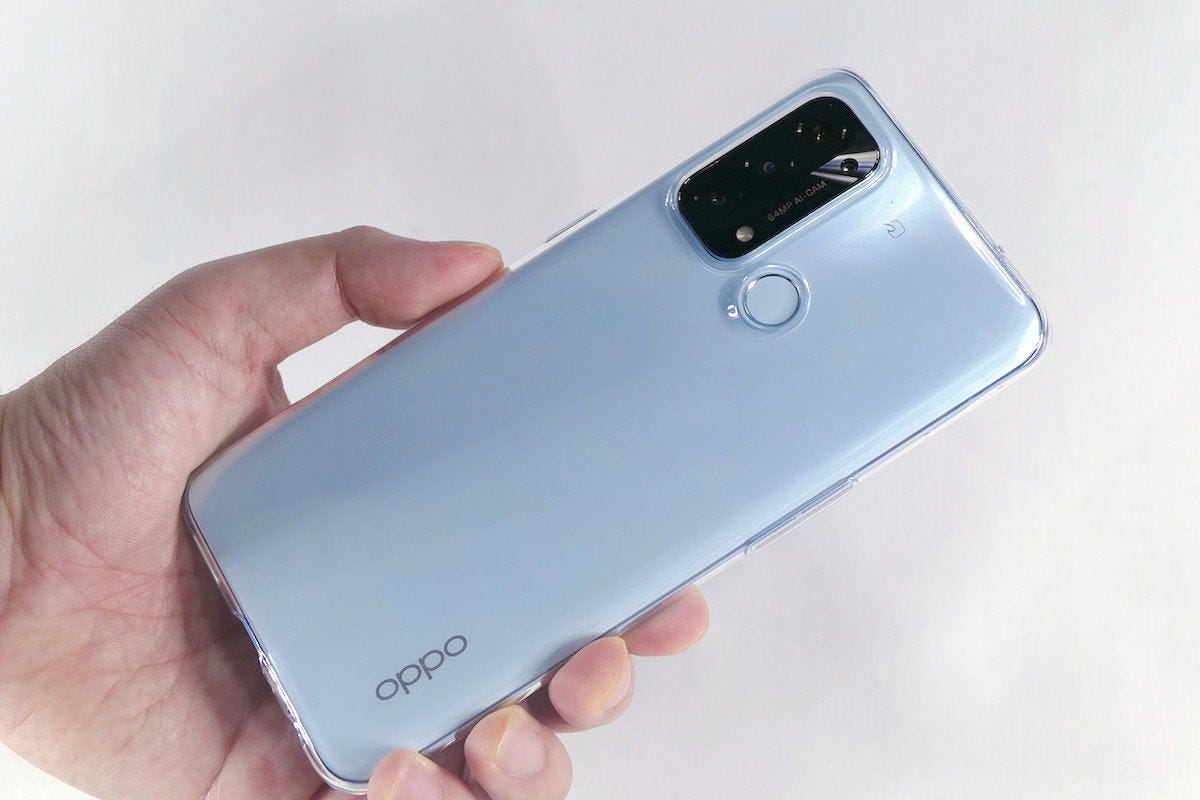 新品未使用未開封　reno5a オッポ　OPPO　アイスブルースマートフォン/携帯電話
