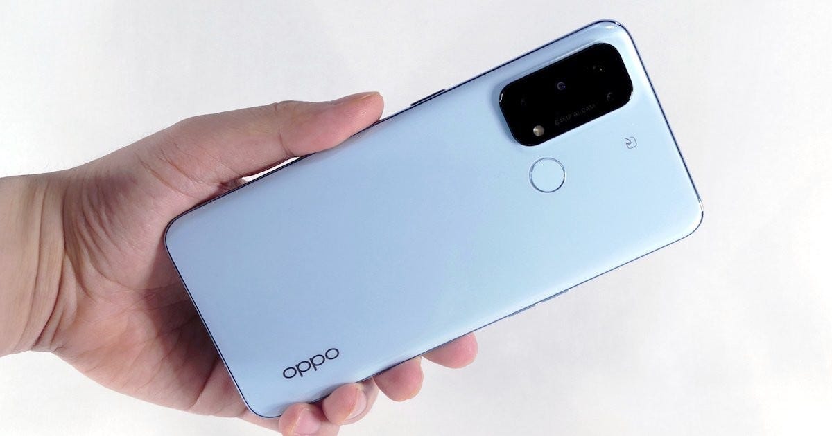 未開封】OPPO Reno5A アイスブルー simフリー 5G - スマートフォン本体