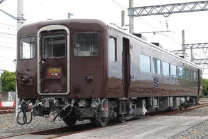 東武鉄道、14系客車1両(スハフ14-5)を国鉄時代の「ぶどう色2号」に