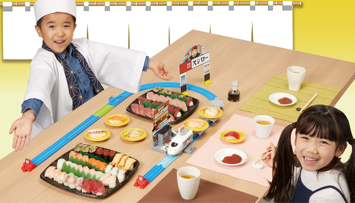 「極み!おとどけ!スシロー×プラレール」(6,160円)、2021年7月中旬から販売