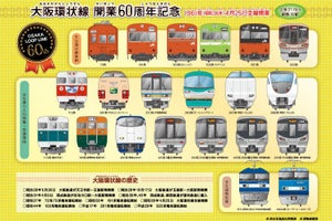 JR西日本・JR貨物承認、サンスポが大阪環状線60周年記念下敷き発売