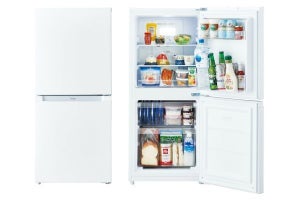 ハイアール、一人暮らしの自炊向けに冷凍室が大きめのコンパクト冷蔵庫