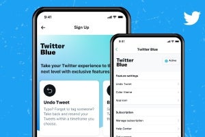Twitter、有料サービス「Blue」開始、ブックマークフォルダや取り消し機能など