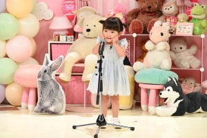 2歳の童話歌手・村方乃々佳、『しゃべくり007』最年少ゲストで熱唱