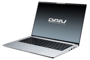 DAIV、1kg以下の超軽量で狭額縁仕様の14型ノートPC「DAIV 4P」