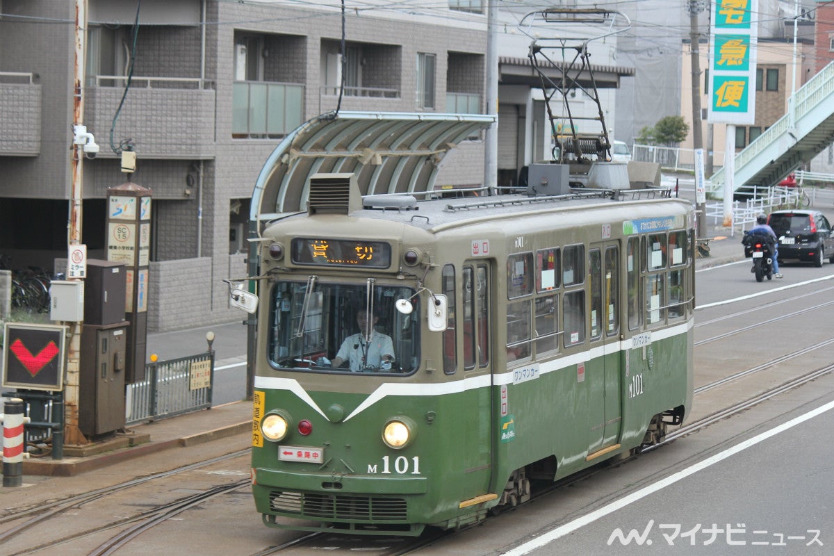 札幌市電 親子電車 M101号車 10 31引退へ 関連企画を準備中 マイナビニュース