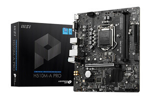 MSI、H510チップセット搭載のスタンダードマザーボード「H510M-A PRO」