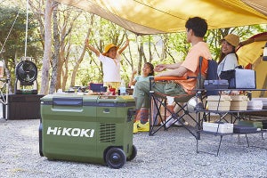 HiKOKI、工具と同じ充電池で駆動するコードレス冷温庫「UL18DB」