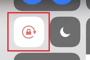 iPhoneの画面回転をロックして、縦向き／横向きに固定する方法