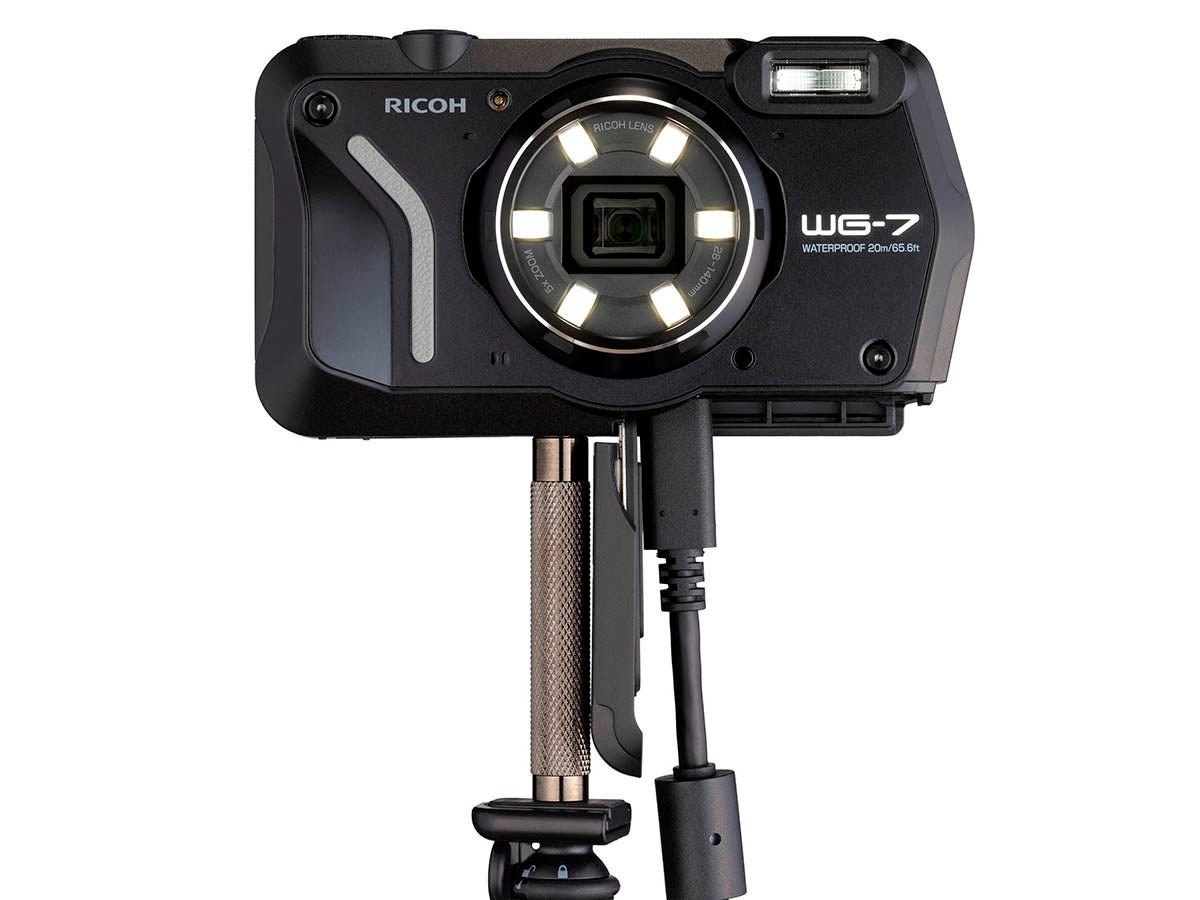 リコー、Webカメラとしても使えるタフネスデジカメ「RICOH WG-7