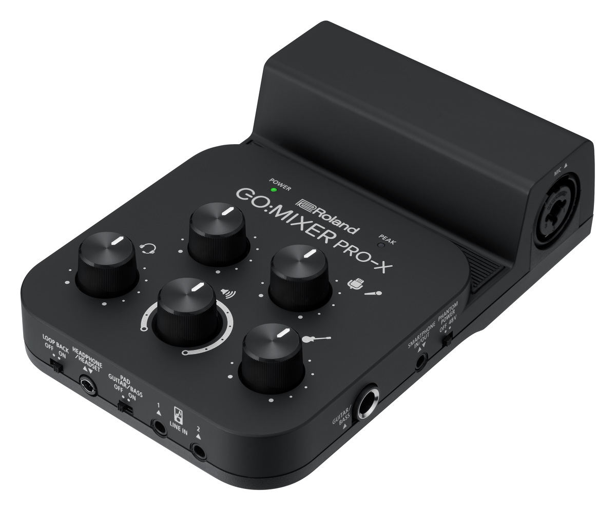 ローランド、動画配信向けの小型オーディオミキサー「GO:MIXER PRO-X