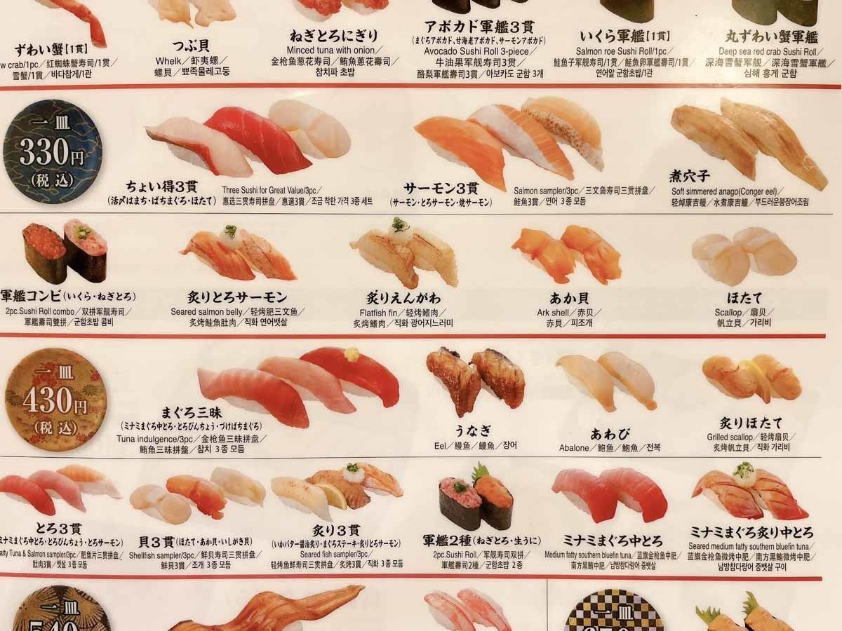 普段のメニュー