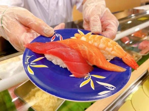 板前が目の前で握る回転寿司! 海鮮三崎港で贅沢すぎる「超3貫盛り」を食べてみた