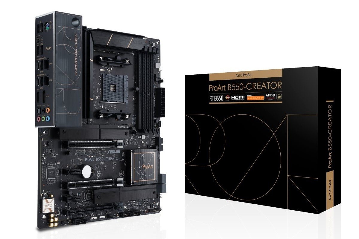 ASUS PROART B550-CREATOR ATXマザーボード　自作PC