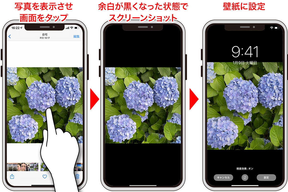 Iphoneの壁紙サイズを解説 画像 写真をピッタリ合わせる方法も マイナビニュース