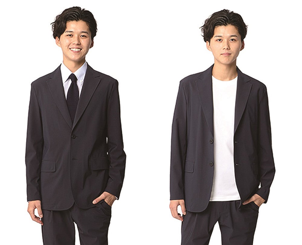 洋服の青山、税込1万円未満で買える高機能セットアップスーツを新発売 