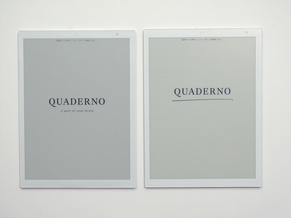 書き心地が劇的にアガった！ 富士通の電子ペーパー「クアデルノ」新型