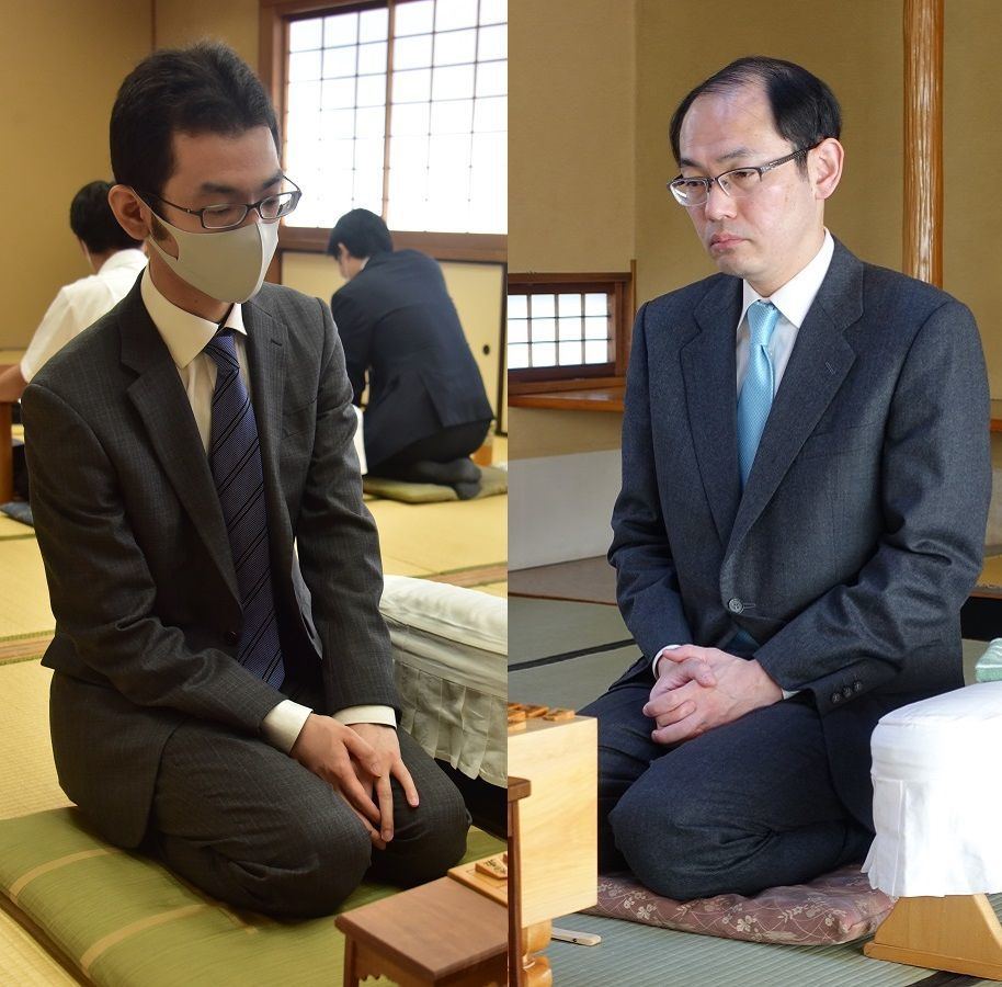 挑決進出を果たすのは石井六段（左）か、木村九段か