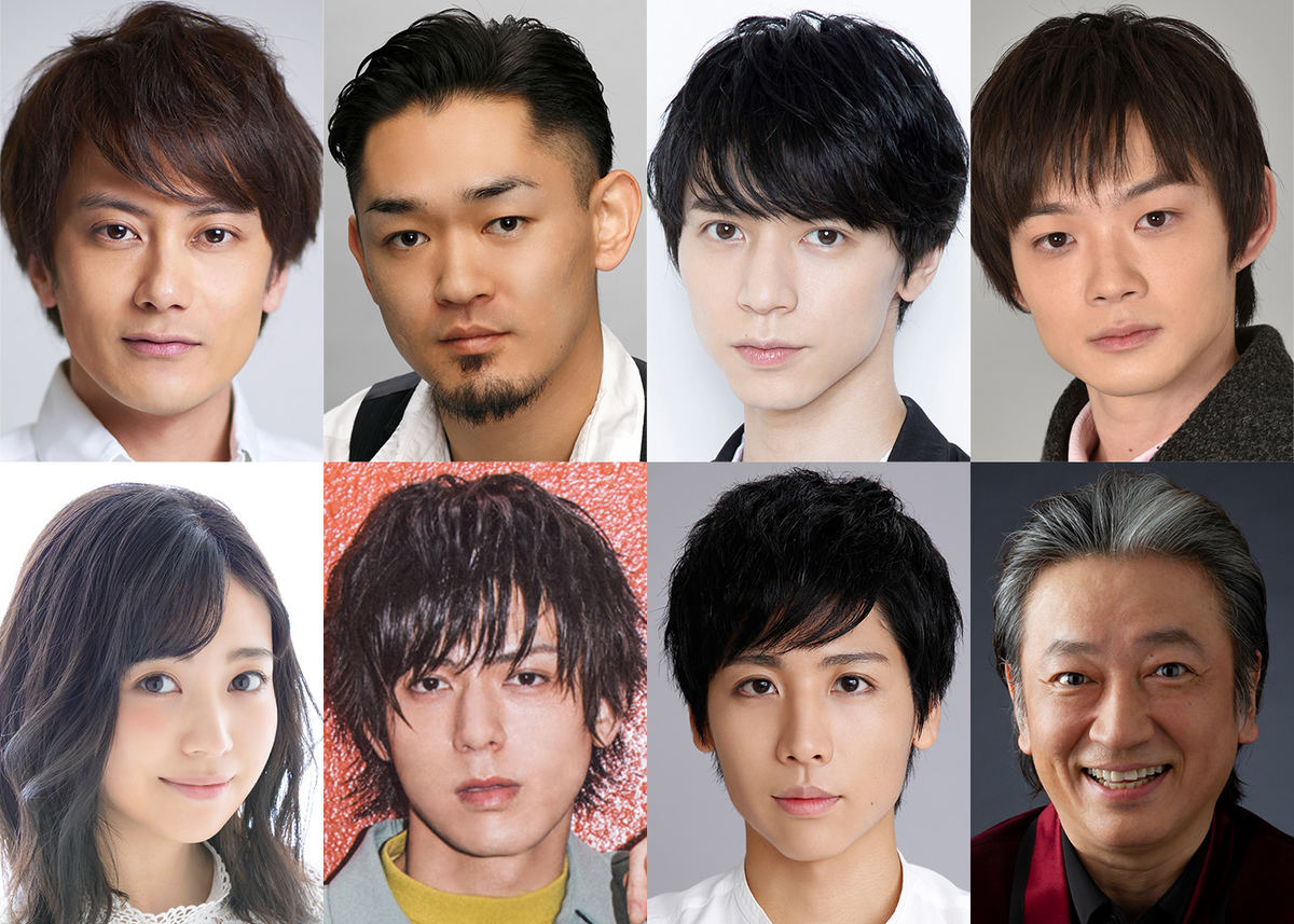 上段左から小西遼生、吉田雄、北村諒、神澤直也。下段左から熊谷彩春、加藤将、池岡亮介、駒田一